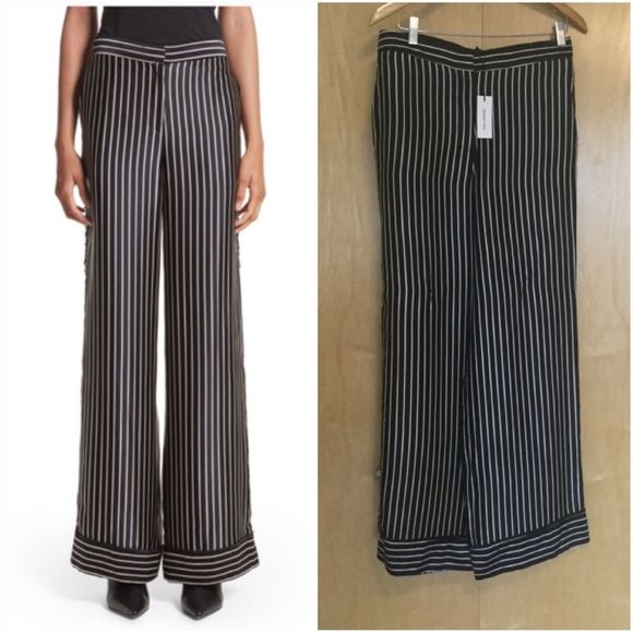 Yigal Azrouel Pants - Wide Leg Silk Pajama Pants YIGAL AZROUËL